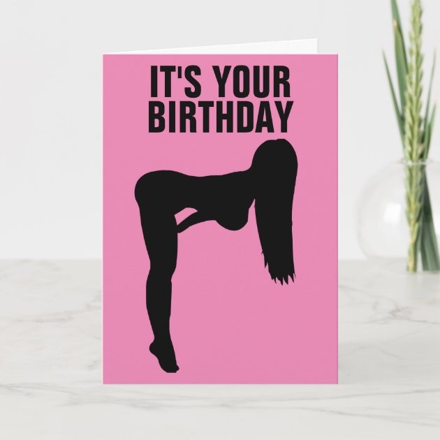BIRTHDAY SPANKING CARD FOR HER